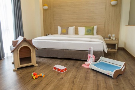 天成文旅-繪日之丘-輕逸雅緻客房-1大床-寵物房-03